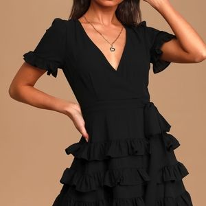 Lulus Mini Wrap Dress